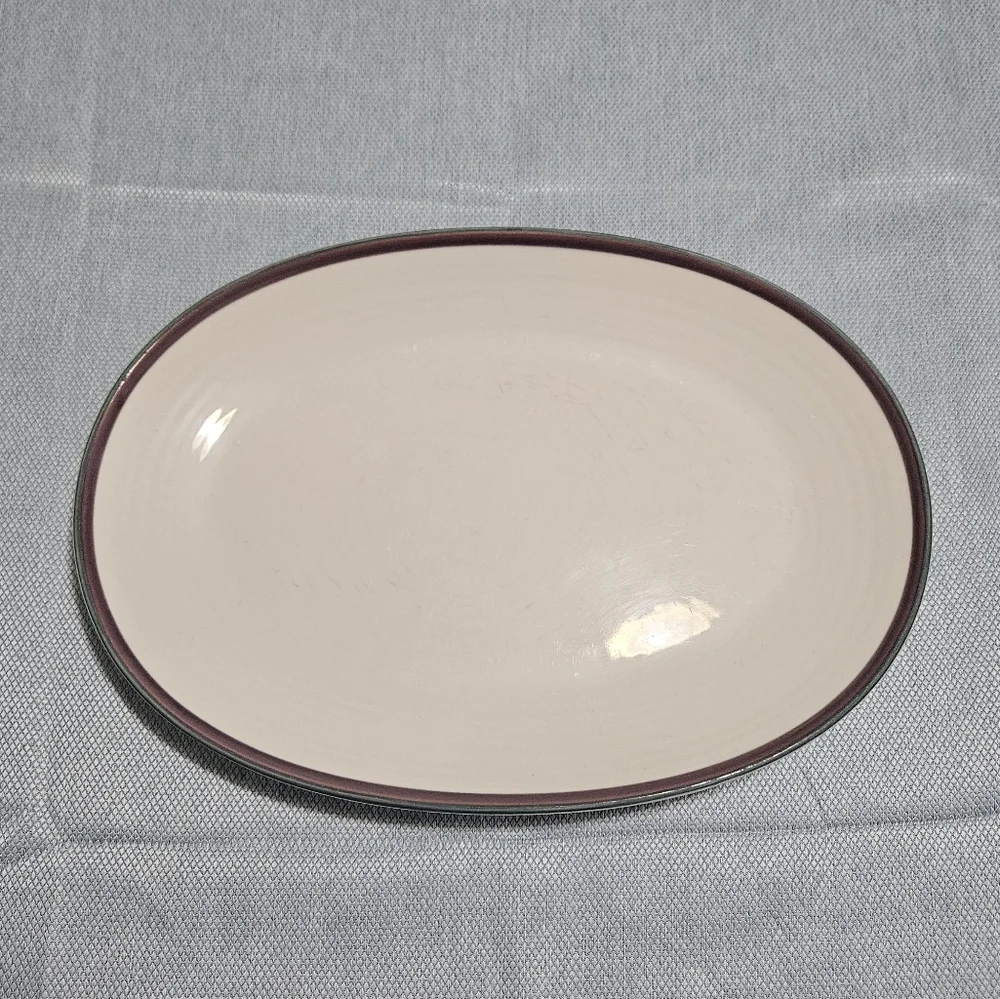Pfaltzgraff Vintage Juniper Oval‎ Serving Platter Stoneware Dinner USA 14
